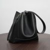 Shoulder Capacity Women's Leather Height Cross Body Bucket Bag - Image 9
