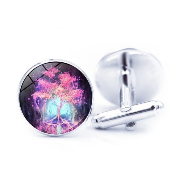 Time Stone Simple Tree Of Life Cufflinks - Image 10