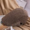 Autumn And Winter Woolen Mens And Womens Beret Caps - Image 2
