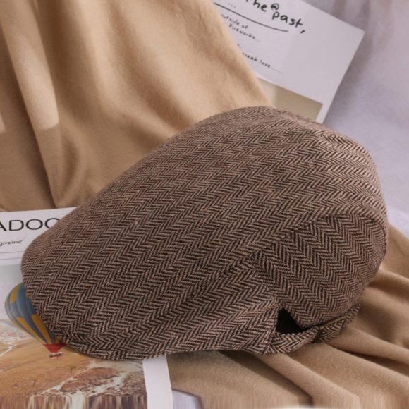 Autumn And Winter Woolen Mens And Womens Beret Caps - Image 2