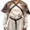 Viking Men's Cape And Shawl Oversleeve Booties Suit Artificial Wool