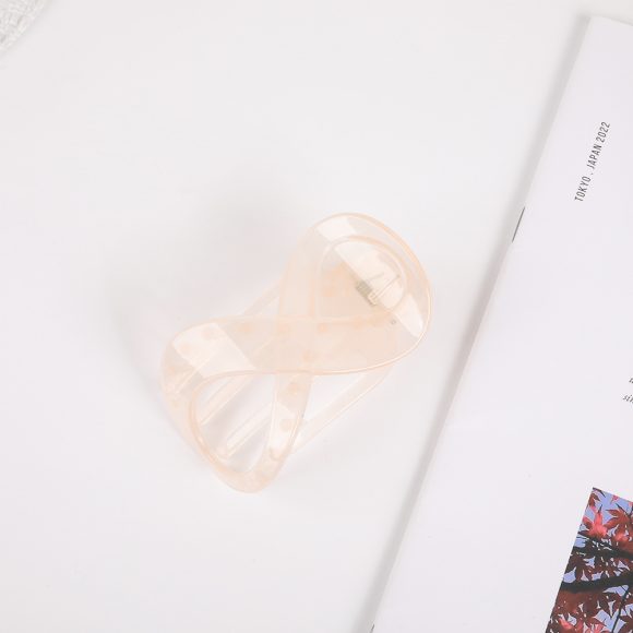 Elegant Frosted 8-shaped Barrettes - Image 8
