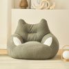 Solid Color Removable And Washable Teddy Hair Beanbag Cover - Image 7