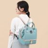 Double-layer Dry Wet Separation Portable Shoulder Baby Diaper Bag Multi-functional Breast Milk Storage Bag