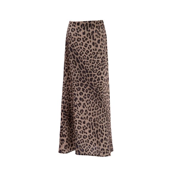 Leopard Print Dress Fashion Mermaid Skirt Womens Clothing - Image 4