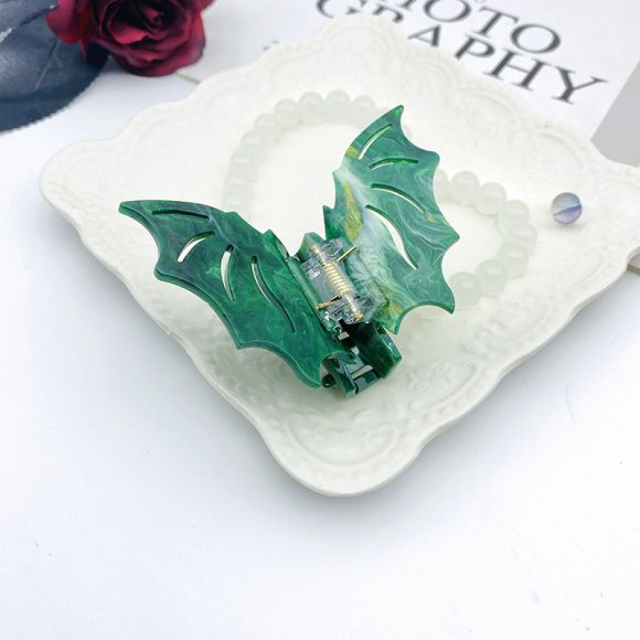 Bat Barrettes Halloween Funny Girl - Image 5