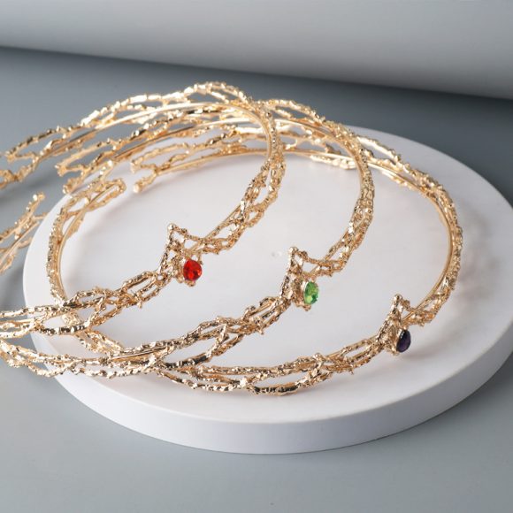 Gem Crystal Crown Hair Clasp Ladies - Image 8