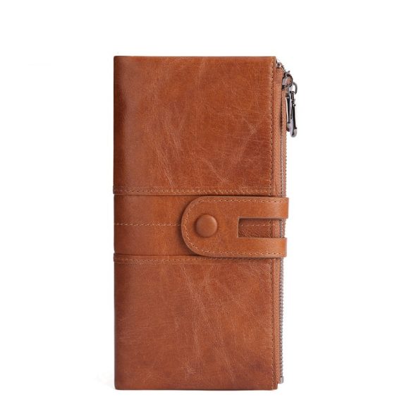 Retro Women's Leather Wallet Fashion Rfid Long Wallet - Image 10