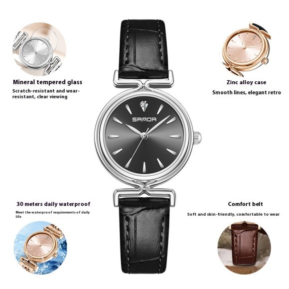 Women's Retro Mesh Strap Watch Outdoor All-matching - Image 3