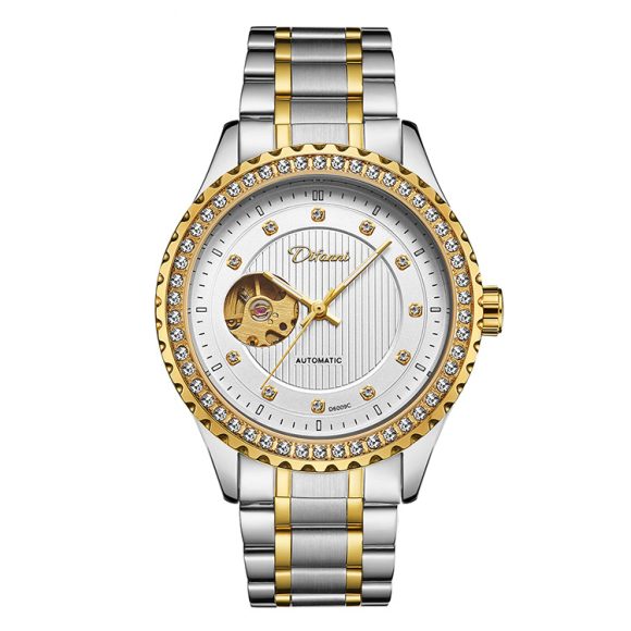 Double Hollow Mechanical Watch Diamond High-end Men - Image 3