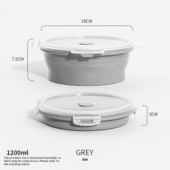 Travel Outdoor Silicone Folding Lunch Box - Image 4