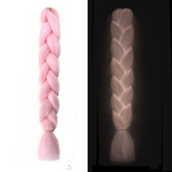 Luminous Fluorescent Chemical Fiber Wig Big Braid - Image 9