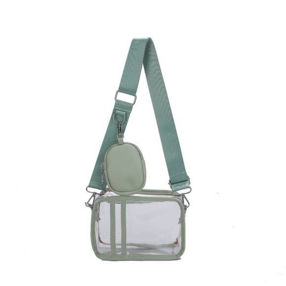 Women's Simple Transparent Shoulder Bag Fashion Messenger Bag - Image 7