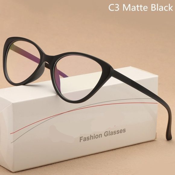 Fashion Cat Eye Glasses Frame Retro Trendy Artistic - Image 10