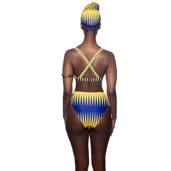 Split high waist bikini - Image 2