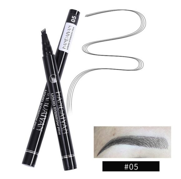 Microblading Eyebrow Pencil Waterproof Fork Tip Tattoo Pen Tinted Fine Sketch Eye Brow Pencils Long Lasting Eyebrows - Image 8