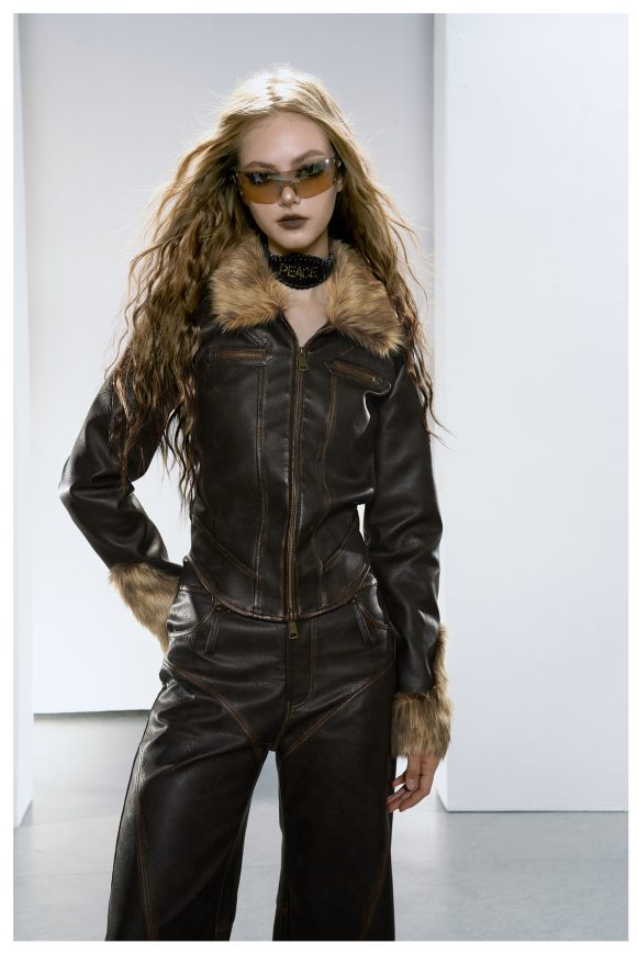 Women's Autumn And Winter Retro Fur Collar Warm And Cotton Jacket - Image 5