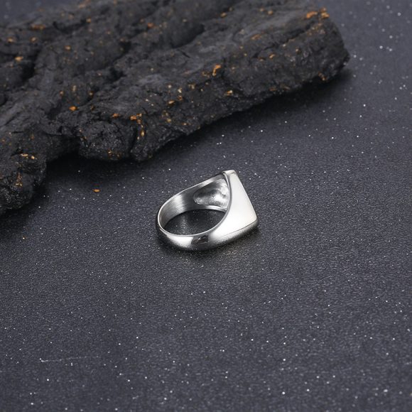 Fashion Triangle Stainless Steel Men's Ring - Image 5
