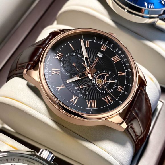 Automatic Waterproof Quartz Double Calendar Luminous Watch - Image 4
