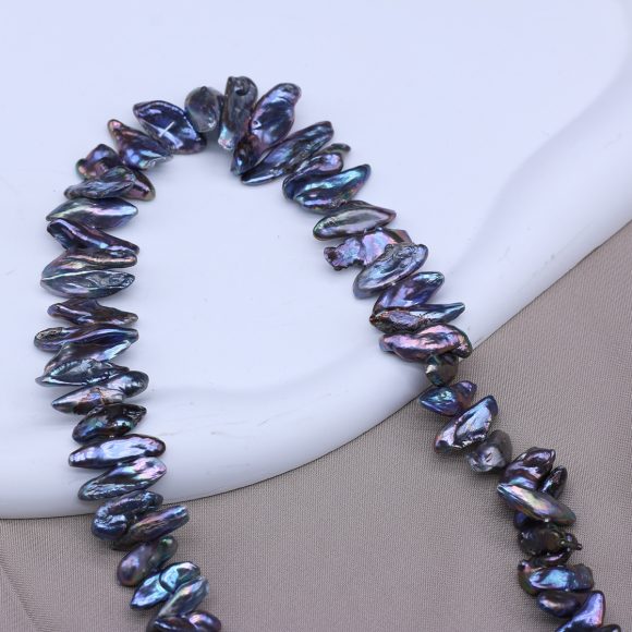Tiny Flawless Natural Freshwater Pearl Dyed Jewelry - Image 3