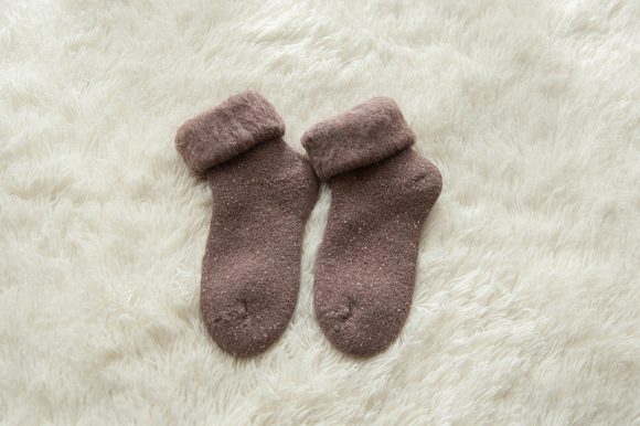 Winter Thick Wool Lined Warm Stockings - Image 10