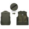 Black Vest Waistcoat Vest Men And Women With Multifunctional Tooling Style - Image 4
