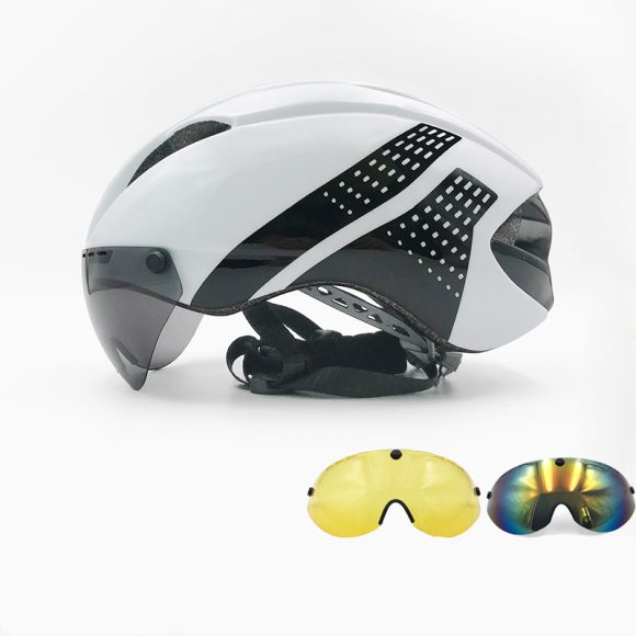 Mountain Bike Road Bike Magnetic Goggles Helmet - Image 2