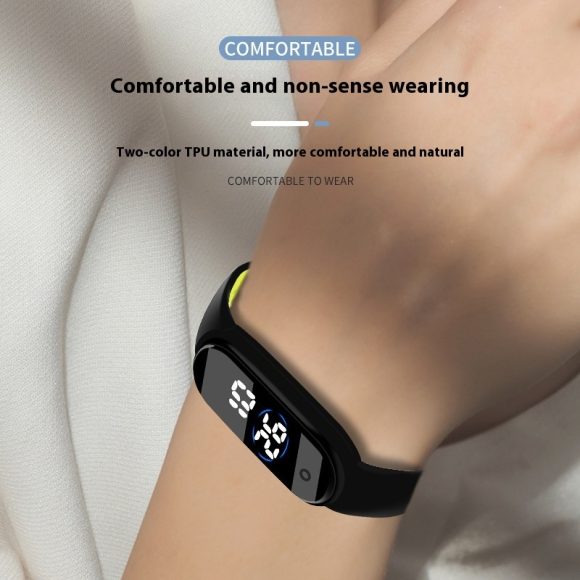 Waterproof Student Two-color Sports Bracelet Watch - Image 7