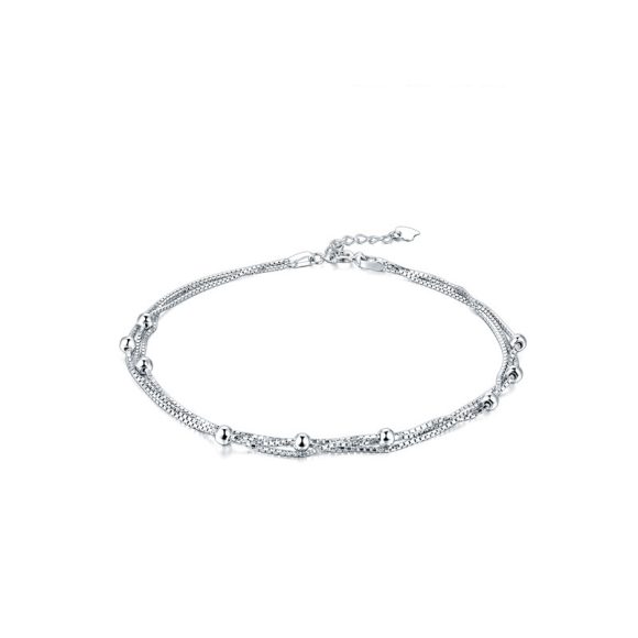 Korean Style Minimalist Creative Hipster S925 Silver Anklet - Image 3