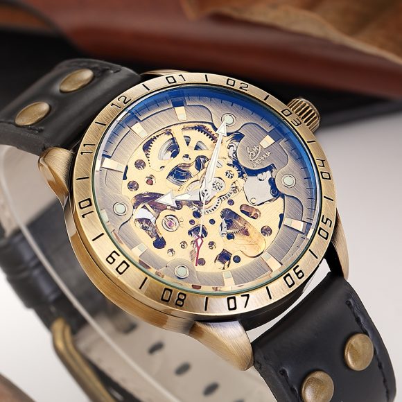 Men's Automatic Mechanical Watch Double-sided Hollow - Image 3