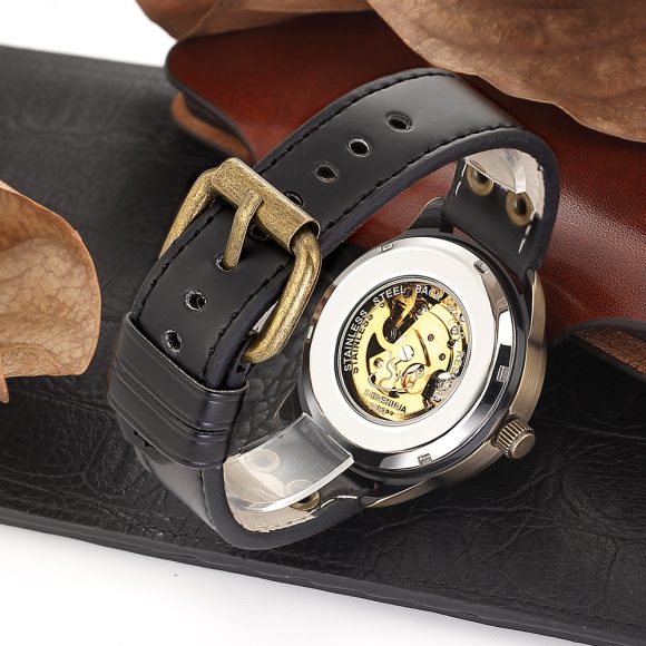 Men's Automatic Mechanical Watch Double-sided Hollow - Image 2