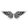 Wings Tattoo Sticker Waterproof And Hard-wearing Lasting 3-7 Days Simulation Back - Image 2