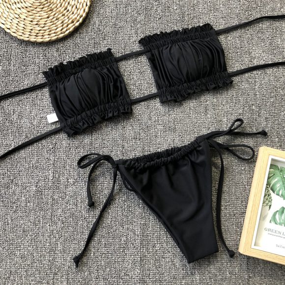 Costa Rica Bandeau Bikini Set - Image 3