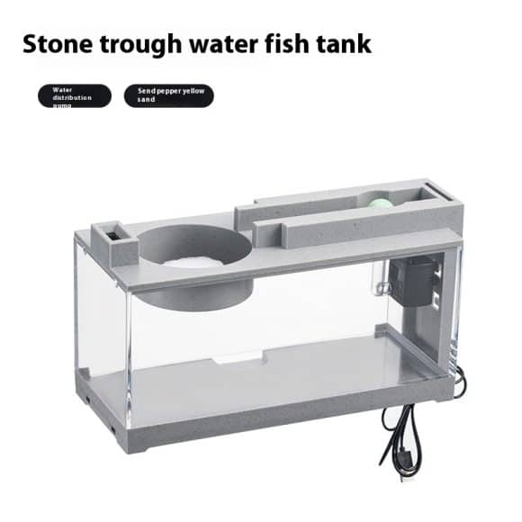 Micro Landscape Fish Tank Small Creative Filter Mute Water Flow - Image 7