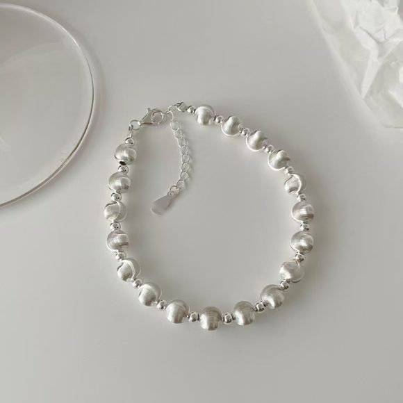 Women's Brushed Cat Eye Bead Bracelet - Image 2
