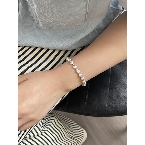 Women's Brushed Cat Eye Bead Bracelet - Image 3