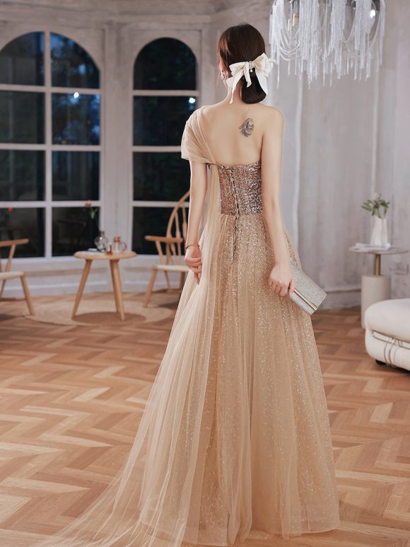 Annual Meeting Stage Performance Wedding Dress - Image 4