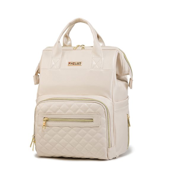 Solid Color Waterproof Fashion All-match Portable Backpack - Image 5