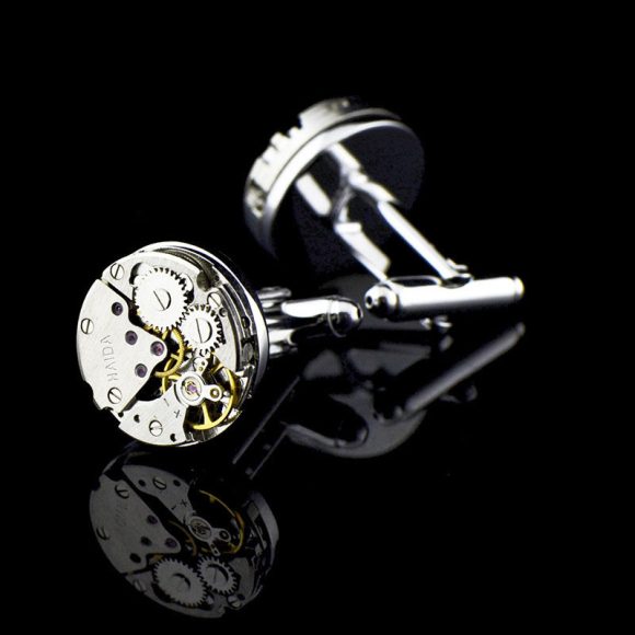 Mechanical Movement French Shirt Cufflinks - Image 10