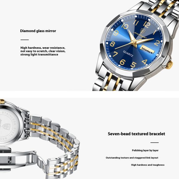 Women's Waterproof Double Calendar Watch - Image 4