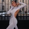 Women's Sexy Hot Girl Back Hollow-out Slim-fit Long Sleeve Dress - Image 2