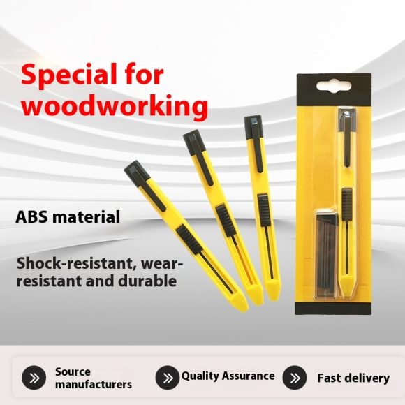 Plastic Woodworking Propelling Pencil Woodworking Special Thick Lead Mark Drawing Line Pencil - Image 3