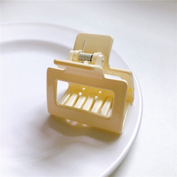 Hollow Square Ponytail And Updo Small Hairclip - Image 8