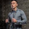 Men's Long-sleeved Stretch Tight Fitness Training Suit - Image 3
