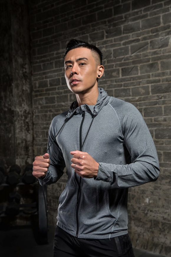 Men's Long-sleeved Stretch Tight Fitness Training Suit - Image 3