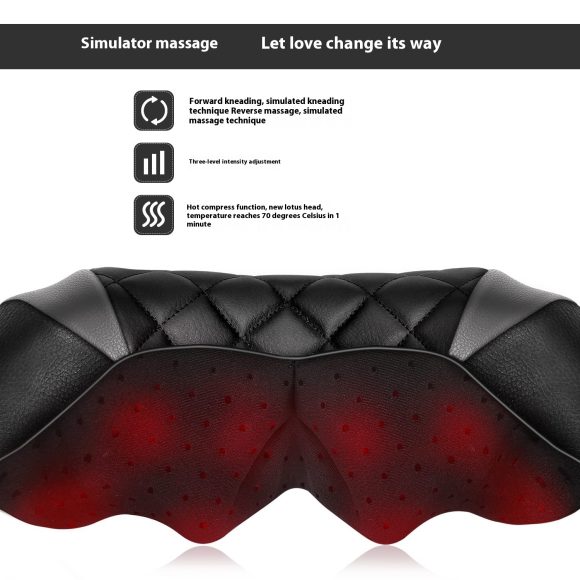 Neck Massager Kneading Hot Compress Multifunctional - Image 3