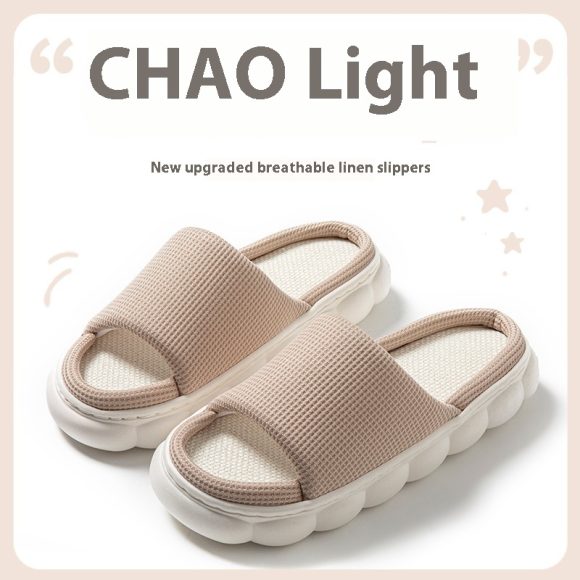 Men And Women Indoor Home Four Seasons Household Slippers - Image 3
