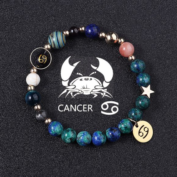 Twelve Constellations Bracelets Natural Stone Phoenix Lapis Lazuli Eight Planets - Image 5