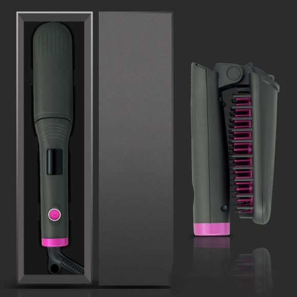Hair Straightener, Curly Hair, Wet And Dry, Lazy Portable Negative Ion Straightener - Image 6
