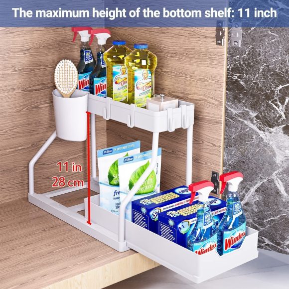 Table Pull-out Storage Rack Easy To Disassemble And Clean Storage Rack - Image 6
